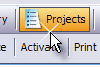 The Project button on the Main toolbar The Project button on the Main toolbar